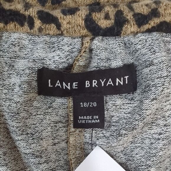 Lane Bryant Dress 18/20 Leopard Print Off the Shoulder Fit and Flare NWT - Picture 6 of 11